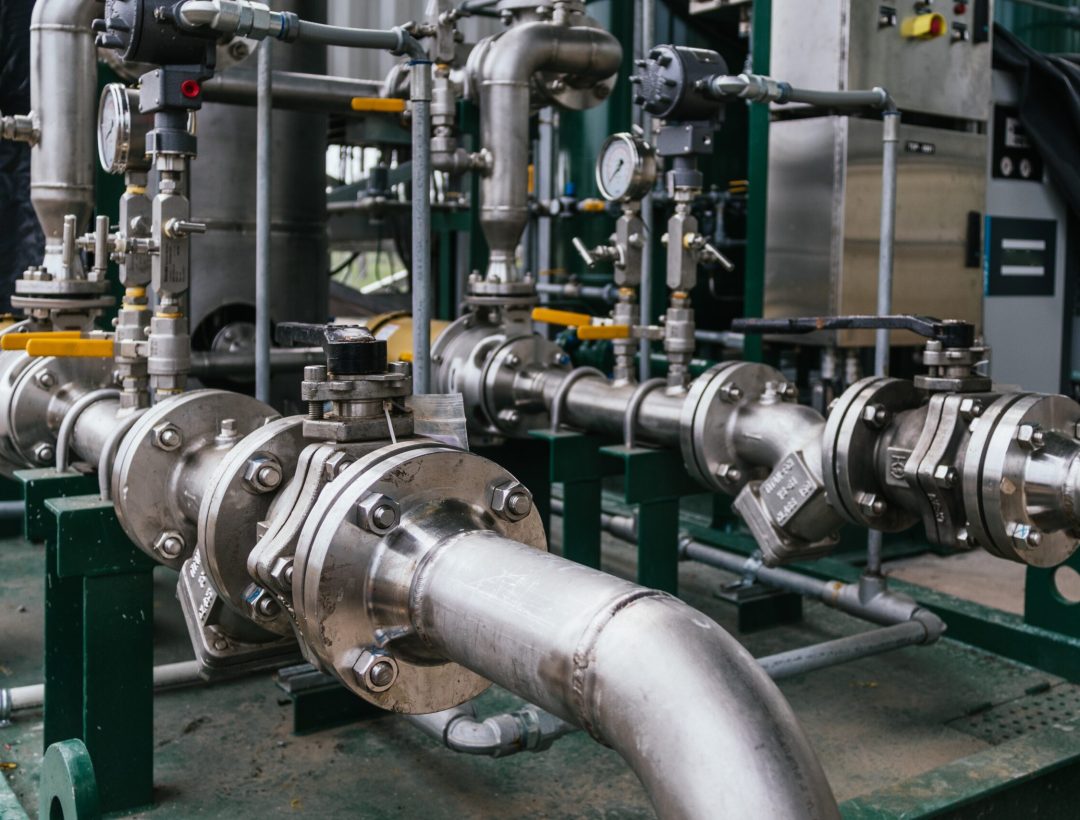 A closeup shot of a cylindrical grinder - industrial concept